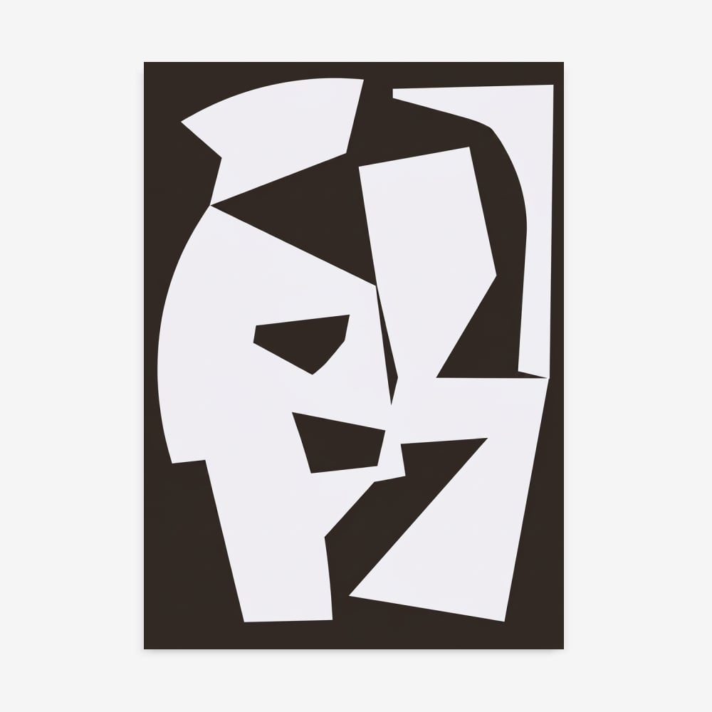 Fine Art Print — abstract-shapes, black-art-prints print