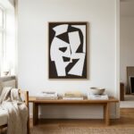 Fine Art Print — abstract-shapes, black-art-prints print