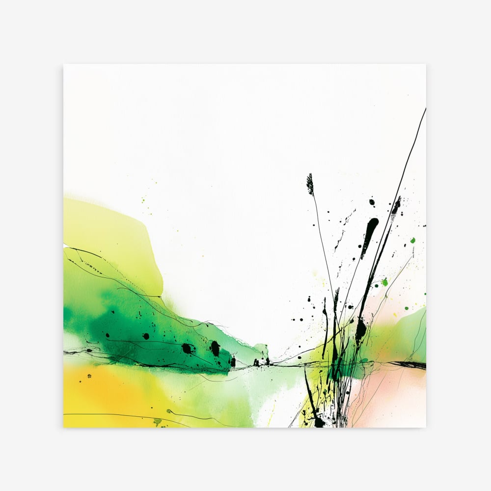 Fine Art Print — green, yellow-art-prints print