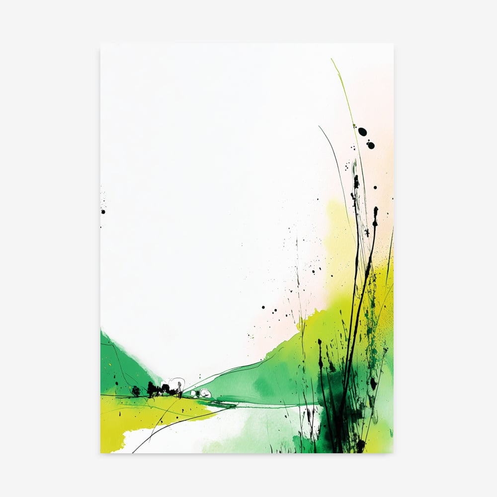 Fine Art Print — green, vertical-art-print print